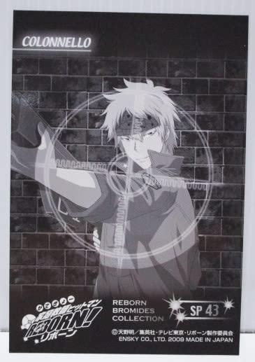家庭教師ヒットマンREBORN！ リボーン ブロマイド　カード　まとめ売り　大量 Amazon.co.jp: REBORN リボーン ブロマイド 大人 コロネロ SP43